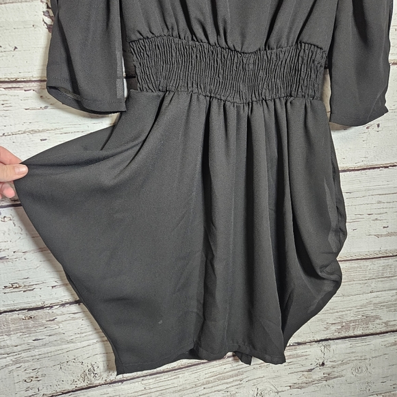 ASOS Black Ruched Dress - Picture 6 of 13